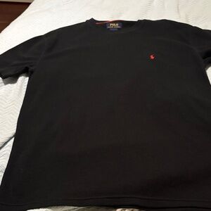 Polo by Ralph Lauren Black Tee with Red Logo